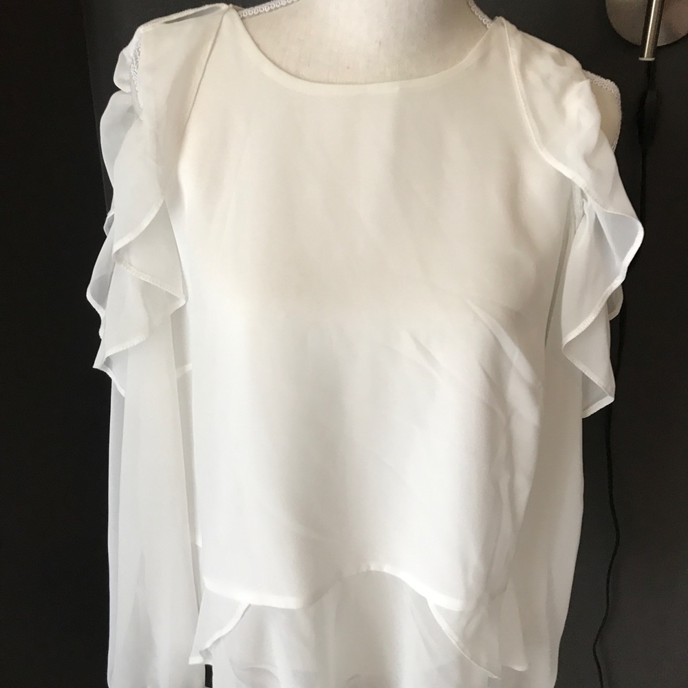 ASOS Ruffle Sleeve Top - Picture 4 of 7